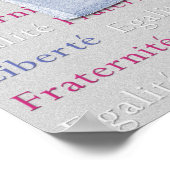 Poster Liberté, Egalité, Fraternité Française Liberté Pos (Coin)