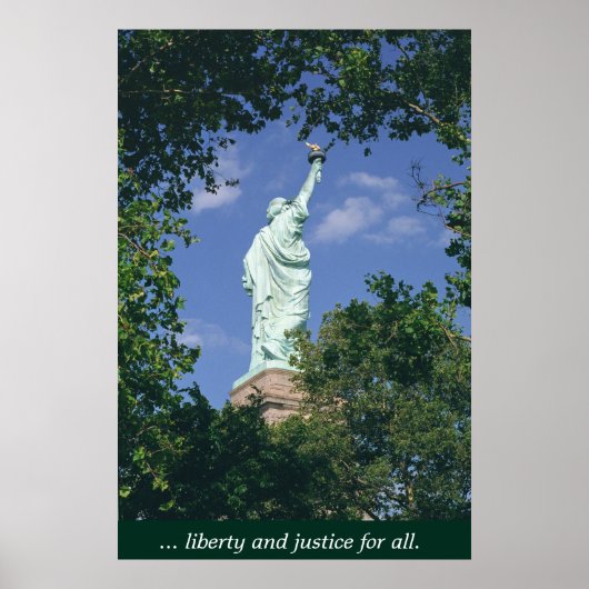 Poster Liberté et justice pour tous (Devant)