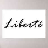 Poster Liberté, liberté (Devant)