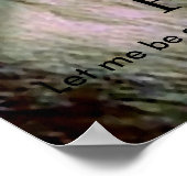 Poster Liberté Motivation loup oeil (Coin)