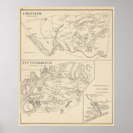 Poster Liberté, Tuftonborough (Devant)