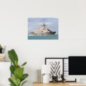 Poster Liberté USS (LCS 1) (Bureau à domicile)