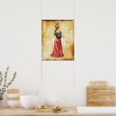 Poster Liberté vintage (Cuisine)