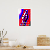 Poster Liberty and Justice for All 16x20 (Cuisine)