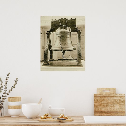 Poster Liberty Bell à Independence Hall 1901 (Cuisine)