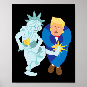 Poster Liberty lance la démo anti-Donald de Trump 2020