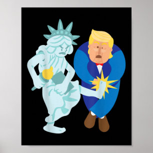 Poster Liberty lance Trump 2020 Election Anti Donald