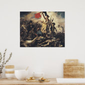 Poster Liberty Leading the People par Eugene Delacroix (Cuisine)