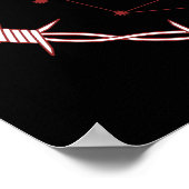 Poster Libra Constellation Art céleste obscur gothique (Coin)