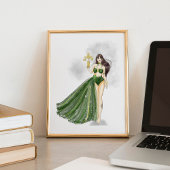 Poster Libra Constellation Artwork, Cosmic Zodiac,