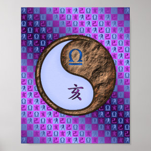 Poster Libra & Earth Boar