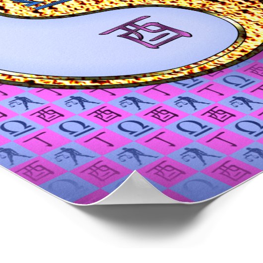 Poster Libra & Fire Rooster (Coin)