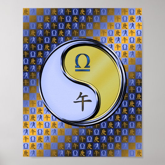 Poster Libra & Metal Horse (Devant)