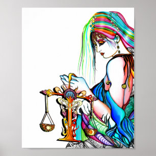 Poster Libra Woman