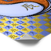 Poster Libra & Wood Dragon (Coin)