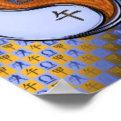 Poster Libra & Wood Horse (Coin)