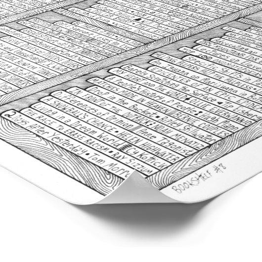 Poster Librairie n° 8 (Coin)