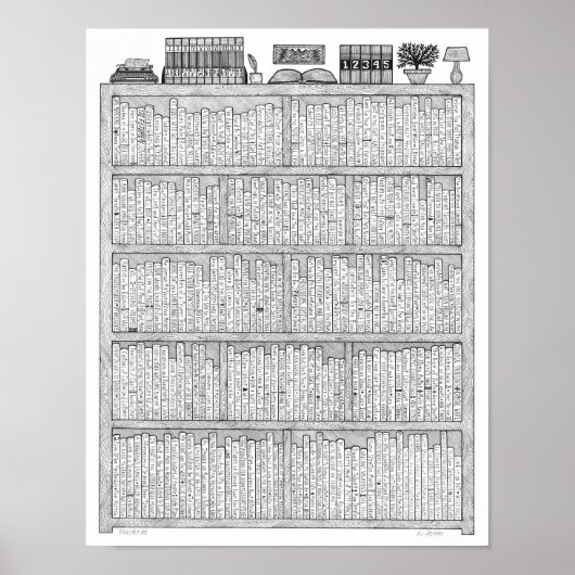 Poster Librairie n° 8 (Devant)