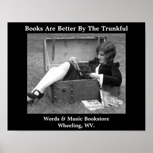 Poster librairie roues virginie ouest (Devant)