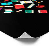 Poster Library Books Heart Bookworm Valentines Day Gift R (Coin)