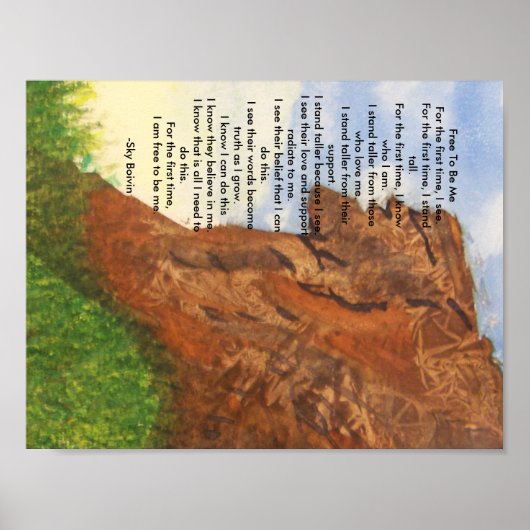 Poster libre à moi (Devant)