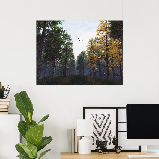 Poster Libre En Tant Qu'Oiseau (Bureau à domicile)