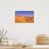 Poster Libye, Fezzan, désert du Sahara, Erg Murzuq, Sable (Cuisine)