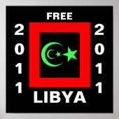 POSTER LIBYE LIBRE (Devant)