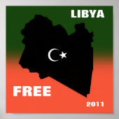POSTER LIBYE LIBYE 2011 (Devant)