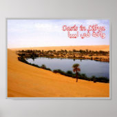 Poster Libye - Oasis - (Devant)