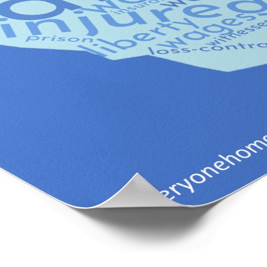 Poster L'iceberg de l'accident (Coin)