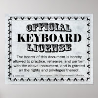 Licence de clavier