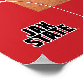 Poster Licence de l'Université d'État de Jacksonville (Coin)