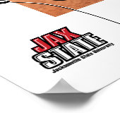 Poster Licence de l'Université d'État de Jacksonville (Coin)