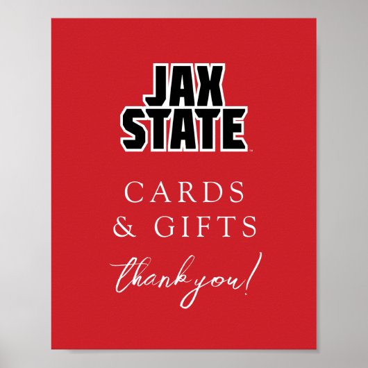 Poster Licence de l'Université d'État de Jacksonville (Devant)