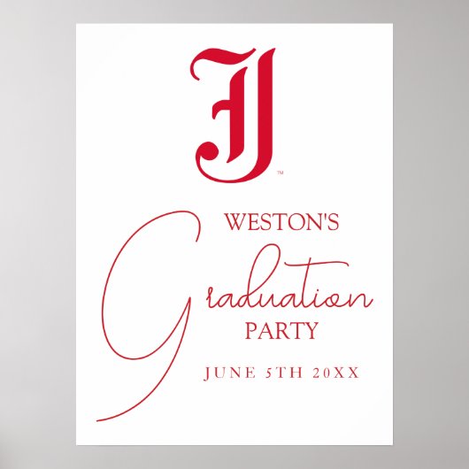 Poster Licence de l'Université d'État de Jacksonville (Devant)