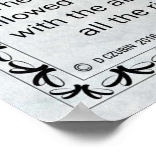 Poster Licence Harpsichord (Coin)