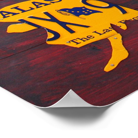 Poster License Plate Map of the United States 2012 Ed. 1 (Coin)