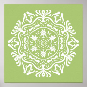 Poster Lichen Mandala