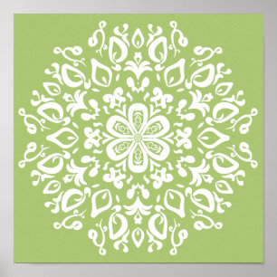 Poster Lichen Mandala
