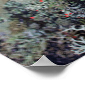Poster Lichen rouge (Coin)