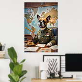 Poster Lick se charge : Cartes et Munches (Bureau à domicile)