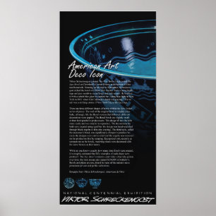 Poster L'Iconique Bowl de Jazz de Viktor Schreckengost