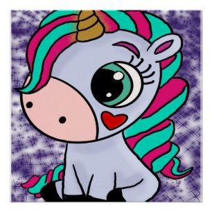 Poster licorne