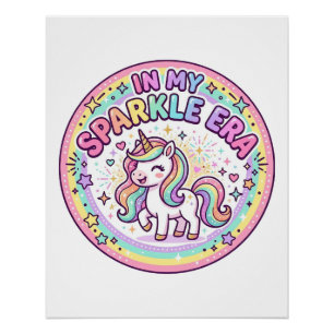Poster Licorne Dans Mon Ère Étincelante Impression Drôle