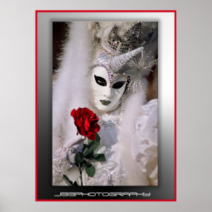 Poster licorne de carnaval