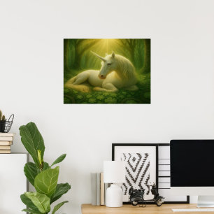 Poster Licorne Enchantée