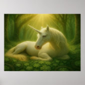 Poster Licorne Enchantée (Devant)