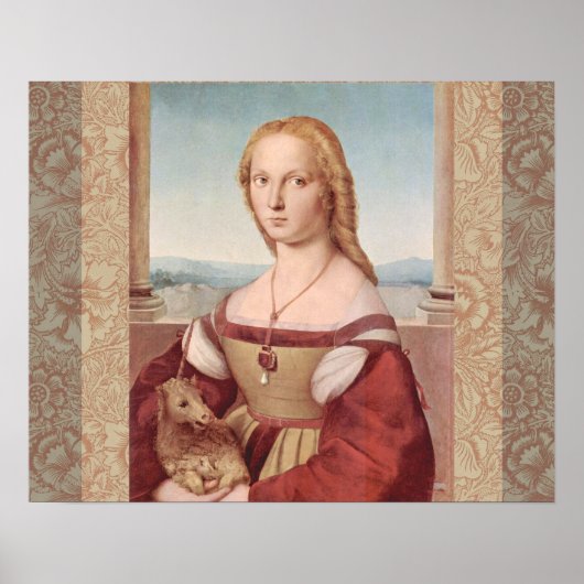 Poster Licorne et la Dame (Devant)