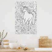 Poster Licorne invisible (Cuisine)